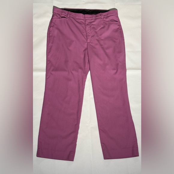 Banana Republic Siena Straight Italian Wool Pants - Marzotto Mill - Orchid - EUC - Picture 16 of 16